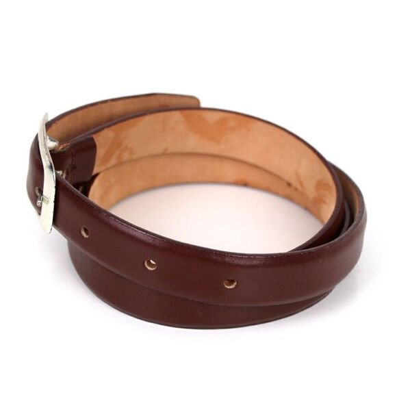 Eddie Bauer BROWN GENUINE LEATHER 3/4"Wd CASUAL DRESS WOMEN'S BELT Sz XL (3M - Picture 3 of 13